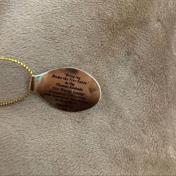 Ashton drake old world Santas Thomas Kinkade bring home the tree ornament - Picture 7 of 7